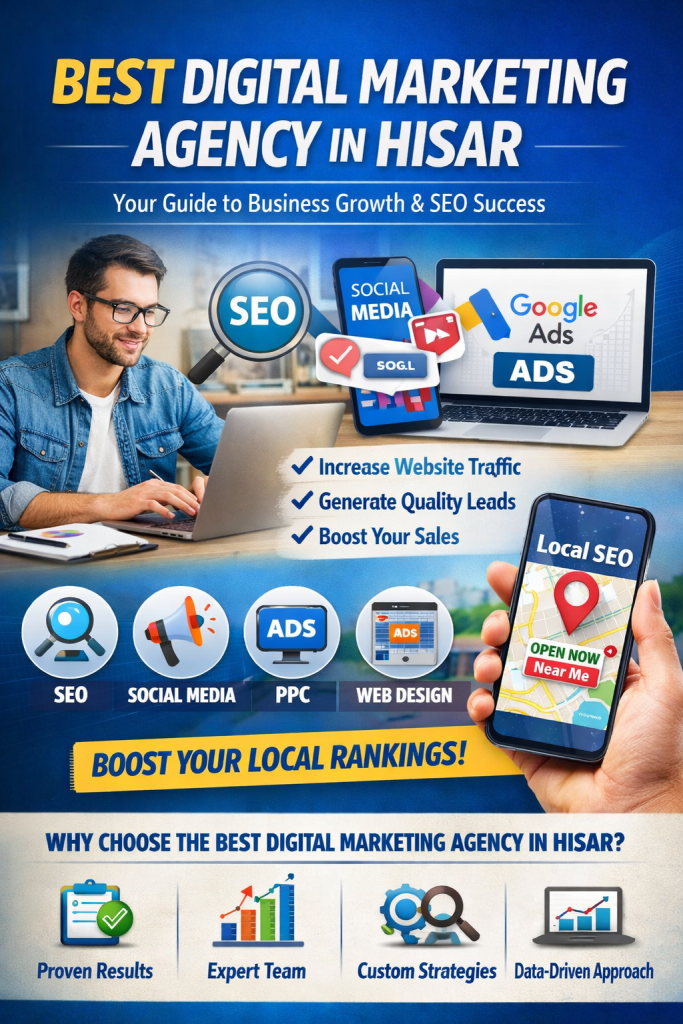BEST DIGITAL MARKETING AGENCY IN HISAR